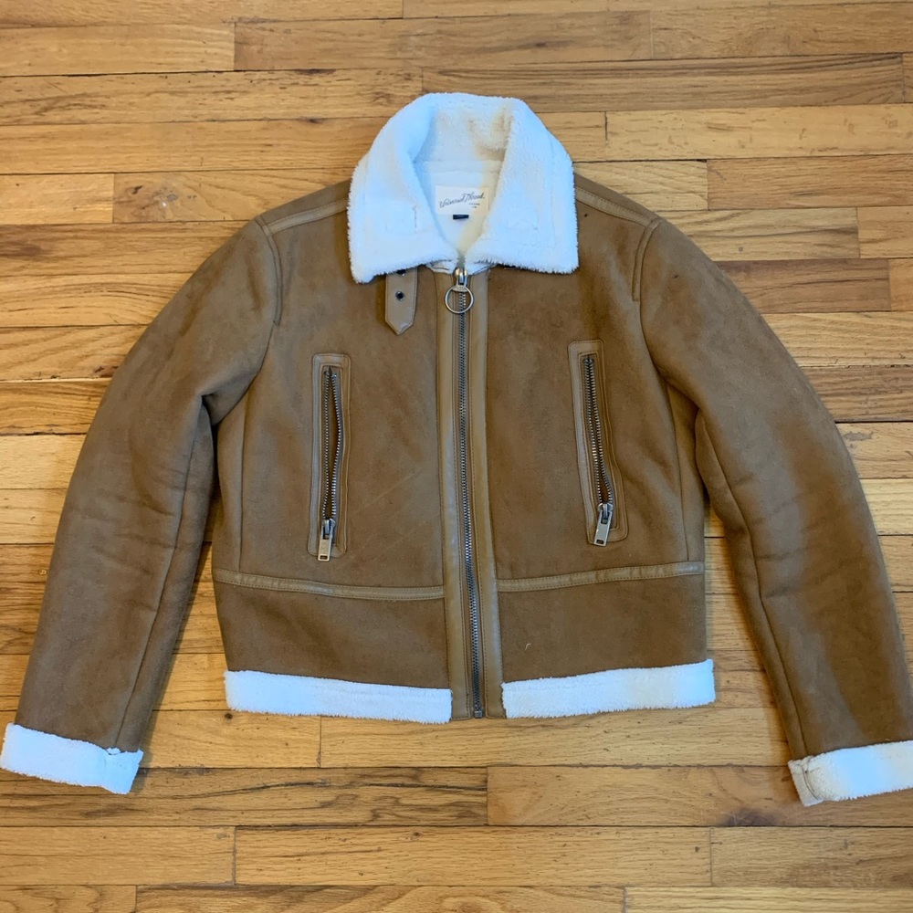 Suede Fur Target Coat